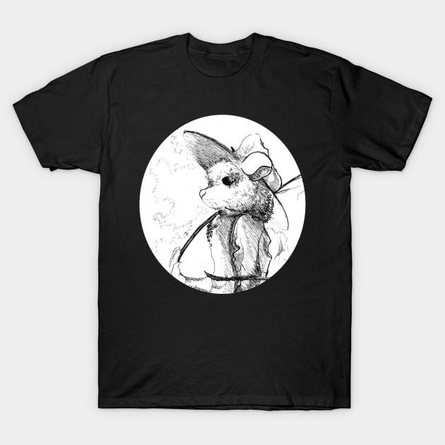 Ink drawing of Ratty - Children's book inspired designs T-Shirt by STearleArt